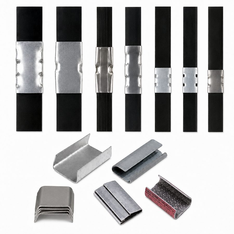 Sellos y clips para fleje